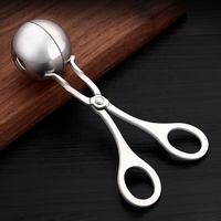 Pembuat Bakso Stainless Steel & Penjepit - Alat Dapur Ramah Lingkungan untuk Bakso Daging & Ikan
