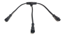 Kabel LED Tahan Air 2/3/4/5/6 Inti dengan Steker Tipe-T Jantan dan Betina, Kontak Tembaga untuk Aplikasi Daya Lampu Jalan