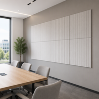 Panel Felt Akustik Modern Serat Polyester Peredam Kebisingan 25-30dB Perekat Sendiri Panel Dinding Dekoratif Penyerap Suara untuk Rumah