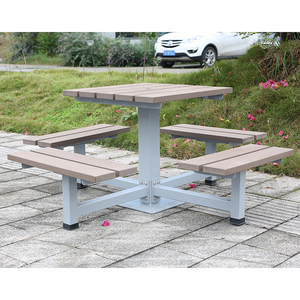 Tùy chỉnh thực hiện 30 <span class=keywords><strong>inch</strong></span> 46 <span class=keywords><strong>inch</strong></span> thương mại Nhà hàng ngoài trời bảng vuông thương mại Dã Ngoại Bảng gỗ bảng và băng ghế dự bị cho quán cà phê - Product Image 2