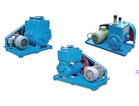 Vente directe usine – Pompe à vide rotative à une seule étape 2X-2 haute pression 0,37 kW avec moteur triphasé, OEM pour l'aspiration en usinage