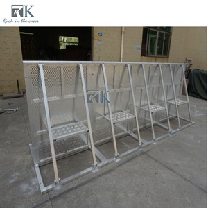 Vente directe usine – Barrières de sécurité pliantes en aluminium pour scène de concert, barrières de contrôle des foules Mojo - Product Image 5