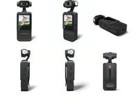 2026 Nouveau 360 °   Caméra d'action sportive de poche 4K HD avec clip micro rotatif pour les aventures en plein air, mini caméra sportive