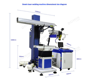 1500W cần cẩu cánh tay mô hình mới sợi khuôn Laser máy hàn 2000W Máy hàn laser CNC cho khuôn Kim Loại Lớn - Product Image 2