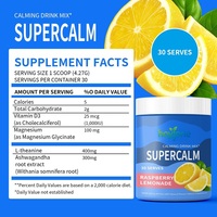 Mélange de Boissons OEM Marque Blanche Ashwagandha L-Théanine Glycinate de Magnésium Vitamine D3 pour la Relaxation et le Soutien du Sommeil