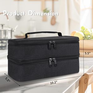 Custom Logo DJ <b>Cable</b> File Bag Audio Mixer Travel Case Protective DJ Mixer Storage Bag for <b>Microphones</b> and More Podcast Equipment - Product Image 2