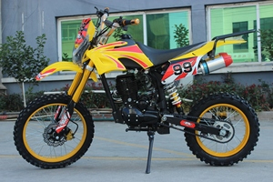 Moto tout-terrain à essence de 150 cm3, motocross avec démarrage manuel CDI, transmission par chaîne - Product Image 4