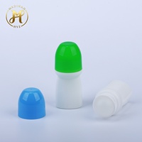 Bouteilles en PE vides de 50 ml en gros avec bouchon à vis pour médicaments liquides, soins de la peau, lotion, huile essentielle, parfum, déodorant, savon liquide