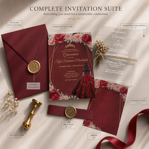 Invitaciones de Boda de Acrílico Personalizadas, Tarjetas Transparentes para el Día de San Valentín y Otras Ocasiones - Product Image 5