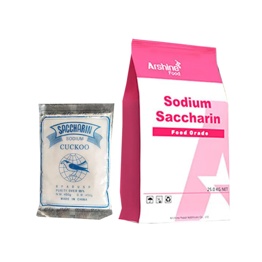 Sodium Saccharin Sugar China Cuckoo Brand Anhydrous 1Kg 25Kg 8-12 Mesh 20-40 Mesh Europe Sweetener Price Sodium Saccharin