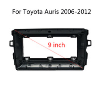 Marco de Radio automático para coche, reproductor Multimedia con pantalla grande de 9 pulgadas, 2 Din, para Toyota Corolla Auris 2006, 2007, 2008, 2009, 2010, 2011, 2012