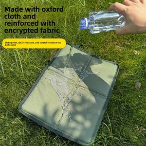 Outdoor Foldable Waterproof Thickened Oxford Cloth Portable <b>Cushion</b> Picnic Mat Camping Lawn Waterproof Pad with Storage Bag - Product Image 2