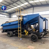 Fabricant chinois de mini-trémie mobile compacte pour l'extraction d'or du sable de rivière