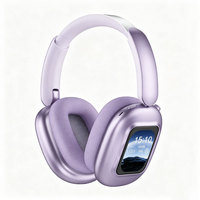 Casque audio sans fil de qualité supérieure avec suppression du bruit ANC ENC, écouteurs avec écran LED