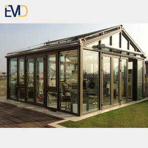 Solárium de Diseño Moderno con Estructura de Aluminio Independiente, Techo a Dos Aguas, Balcón, Invernadero Exterior, Casa de Cristal - Product Image 3