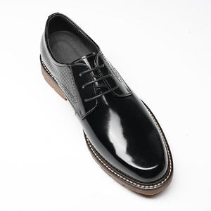New genuine leather men's stylish shoes with color-pressed design made of <b>top</b>-grade cowhide. men's Leather Dress Shoes & Oxfords - Product Image 5