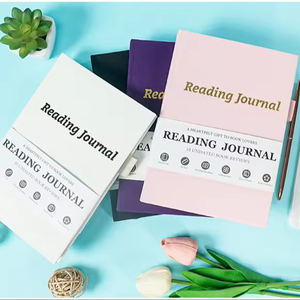 Hot bán đọc Tạp Chí xem xét bìa cứng Linen Bìa Nhật Ký Lập kế hoạch undated máy tính xách tay thăng hoa cuốn sách cho những người yêu thích cuốn sách - Product Image 2