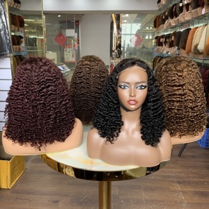 Hot Selling <b>Wigs</b> For Women 14 Inch 5x5 Lace Frontal Burmese Curl <b>Wig</b> Raw Vietnamese Hair <b>Wig</b> Lightweight Breathable Lace - Product Image 5