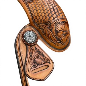 Genuine Buffalo Leather Race Saddle English Style Horse Bridle Accessories Wood Eco-Friendly Long Durable Sustainable SUS304 - Product Image 3