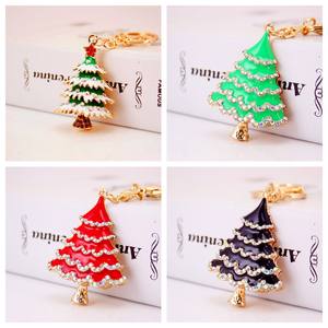 Vente en gros d'usine, strass, jolis souvenirs de Noël, cadeaux, accessoires pour porte-clés de voiture, porte-clés pour sac à main de fille - Product Image 4