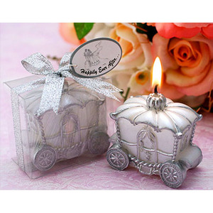 Vela de cumpleaños calabaza <span class=keywords><strong>princesa</strong></span> <span class=keywords><strong>Cenicienta</strong></span> carruaje cera boda fiesta aniversario Día de San Valentín favores velas decorativas - Product Image 6