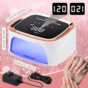 Lámpara <span class=keywords><strong>UV</strong></span> LED Recargable de 108W <span class=keywords><strong>para</strong></span> <span class=keywords><strong>Uñas</strong></span>, Inalámbrica, <span class=keywords><strong>para</strong></span> Curado de Esmalte en Gel, con Sensor Inteligente y 4 Ajustes de Temporizador, <span class=keywords><strong>para</strong></span> Salón y Uso Doméstico - Product Image 4