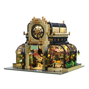 Mais novo 2147pcs streetview cidade modelos de construção, moc especialista, açúcar boânico com luzes led, conjunto, <span class=keywords><strong>lepining</strong></span> blocos, tijolos, crianças, brinquedos - Product Image 1