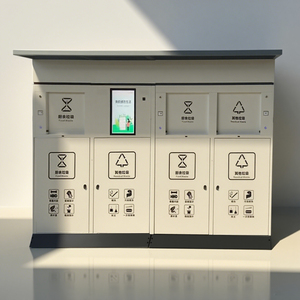 Tùy Chỉnh Ngoài Trời Thông Minh Rác Phân Loại Thùng Thông Minh Rác Phân Loại Thiết Bị Tái Chế Trạm Cho Đường Phố Cộng Đồng - Product Image 2