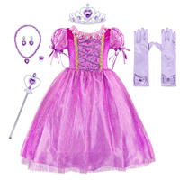 Costume de princesse Sofia pour filles, déguisement, jeu de rôle, robe de fête d'anniversaire, robe de cosplay avec accessoires