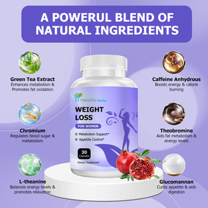 Cápsulas para Adelgazar en Oferta con Cromo, Reducen los Antojos, Promueven la Saciedad, Aceleran el Metabolismo Naturalmente - Product Image 5