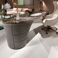 Haute qualité PDG directeur Escritorio patron ordinateur de direction Table de bureau meubles luxe moderne marbre bureau à domicile bureaux