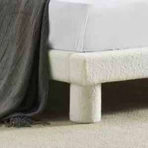Base de Cama King Size con Cabecera Acolchada de Burbujas, No Requiere Somier, Cama con Plataforma - Product Image 4