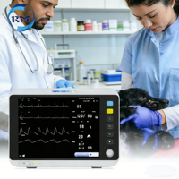 Moniteur patient vétérinaire RM01-001V, moniteur multiparamétrique portable pour animaux avec écran TFT et capteur EtCO2
