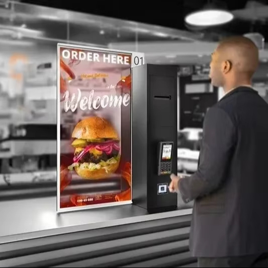 Ultra-Thin 30 Inch Transparent OLED Display with HDR10 and 120Hz for Indoor Elevator Digital Signage Stand and Screen