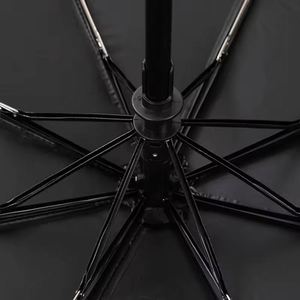 Custom logo Promotional Travel 3 Folding Pongee Outdoor Foldable Rain Semi-<b>Automatic</b> <b>Umbrella</b> - Product Image 6