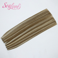 Extensions de cheveux russes vierges Genius Wefts Double Drawn de haute qualité, sans couture, Remy, populaires, 2026