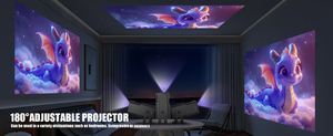 Projecteur portable LCD LED sans fil MAGCUBIC 2026 à succès avec projecteur intégré pour films en famille - Product Image 2