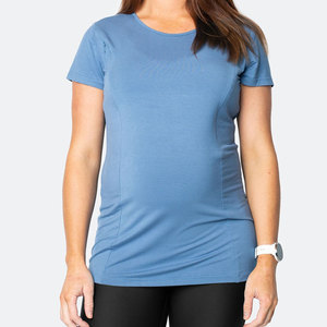 Tessuto di bambù per i vestiti sostenibile Eco Friendly prodotti per l'allattamento al seno Tshirt allattamento top alimentazione maternità <span class=keywords><strong>magliette</strong></span> - Product Image 4