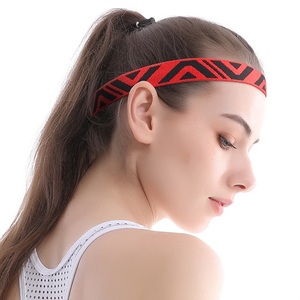 Bandeaux de sport élastiques anti-dérapants pour l'entraînement, le basketball et la course, en silicone, pour cheveux et athlétisme - Product Image 2