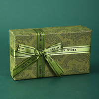 Boîtes cadeaux recyclables décorées avec des rubans rigides, boîte cadeau de style Ins, emballage cosmétique exquis, boîte cadeau