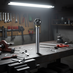 Fresa Rotativa Esférica Ttake AB8300 de 12.7 mm de Diámetro, Corte Z-Alu para Pulir Metal - Product Image 3