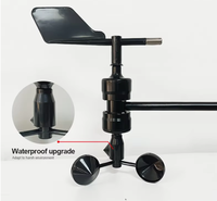 Anémomètre à haute sensibilité personnalisé pour l'extérieur, capteur combiné de vitesse et de direction du vent 4-20 mA RS232 RS485 intégré