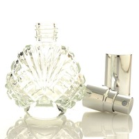 Bouteille de parfum de 15ML, flacon pulvérisateur à vis, sous-emballage de parfum, petit flacon vide, flacon d'échantillon de parfum portable, flacon en verre