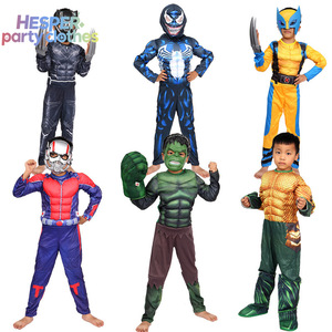 HESPER Cos Combinaison courte en fibre de bambou pour enfants, inspirée des super-héros d'Halloween, tenue de performance inspirée des séries TV et des animés pour garçons - Product Image 2