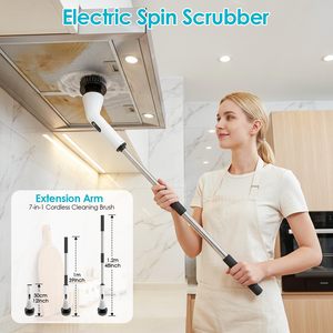 Electric for Plastic 2000mah Rechargeable Waterproof Handheld Cleaning <b>Brush</b> for Kitchen Stove and Range Hood - Product Image 5