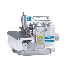 Máquina de coser industrial nueva, computarizada, de cama cilíndrica, con motor, para dobladillo oculto y overlock - Product Image 1