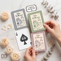 Cartes à jouer personnalisées avec logo imprimé, durables, de haute qualité, brillantes, lisses, imperméables, cartes de poker