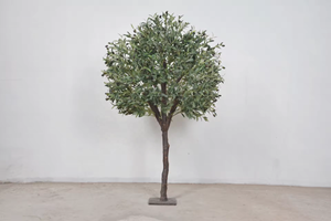 Simulation personnalisée grand hôtel décoration de jardin à feuilles persistantes <span class=keywords><strong>géant</strong></span> méditerranéen artificiel grand olivier avec de faux fruits - Product Image 6