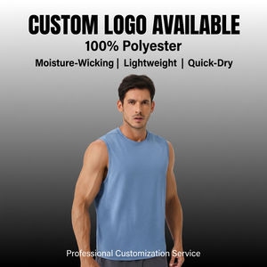 Canotte Sportive da Uomo Traspiranti e Assorbenti in Maglia, Protezione Solare, Abbigliamento Sportivo 100% Poliestere per Jogging e Fitness - Product Image 1