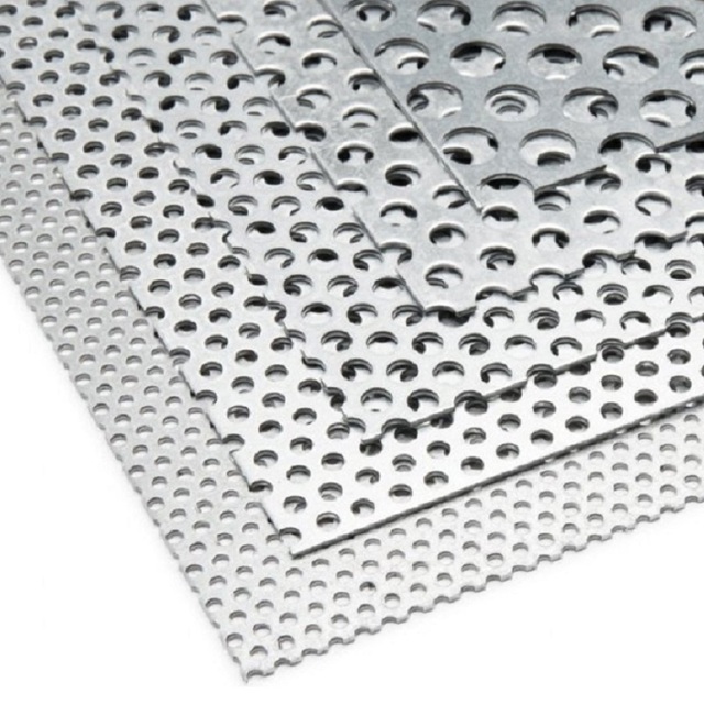 Galvanized Perforated Metal Mesh Filter Plate Stainless Steel Round/Square Holes for Building Applications